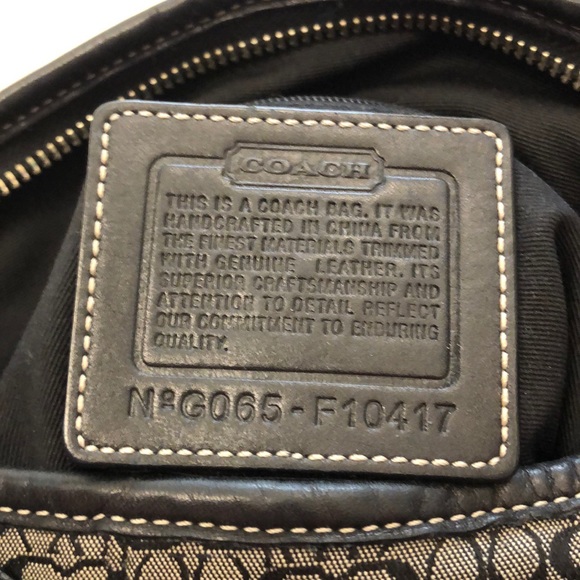 Authentic Signature black Coach satchel and wallet - Picture 2 of 12